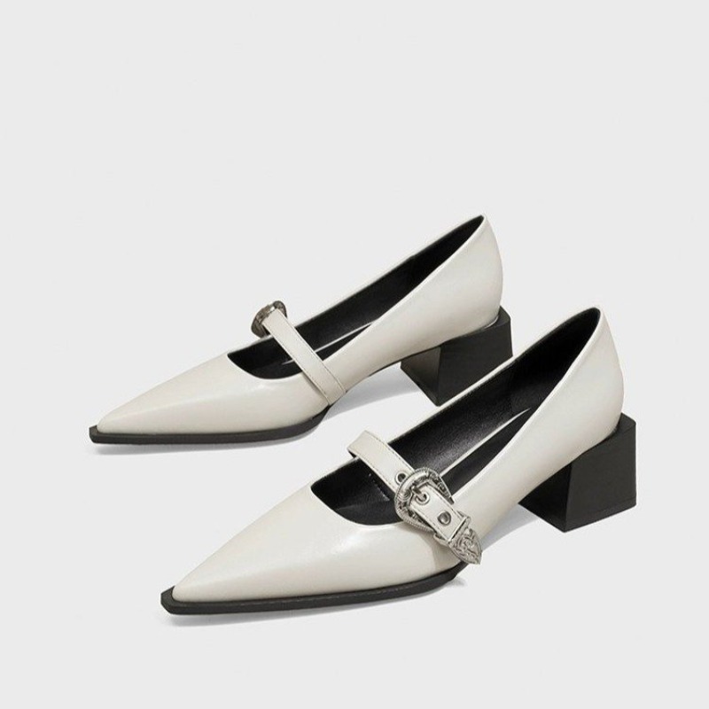 Vintage Fashion Dresses - Designer Vintage Pointed Toe Women Mary