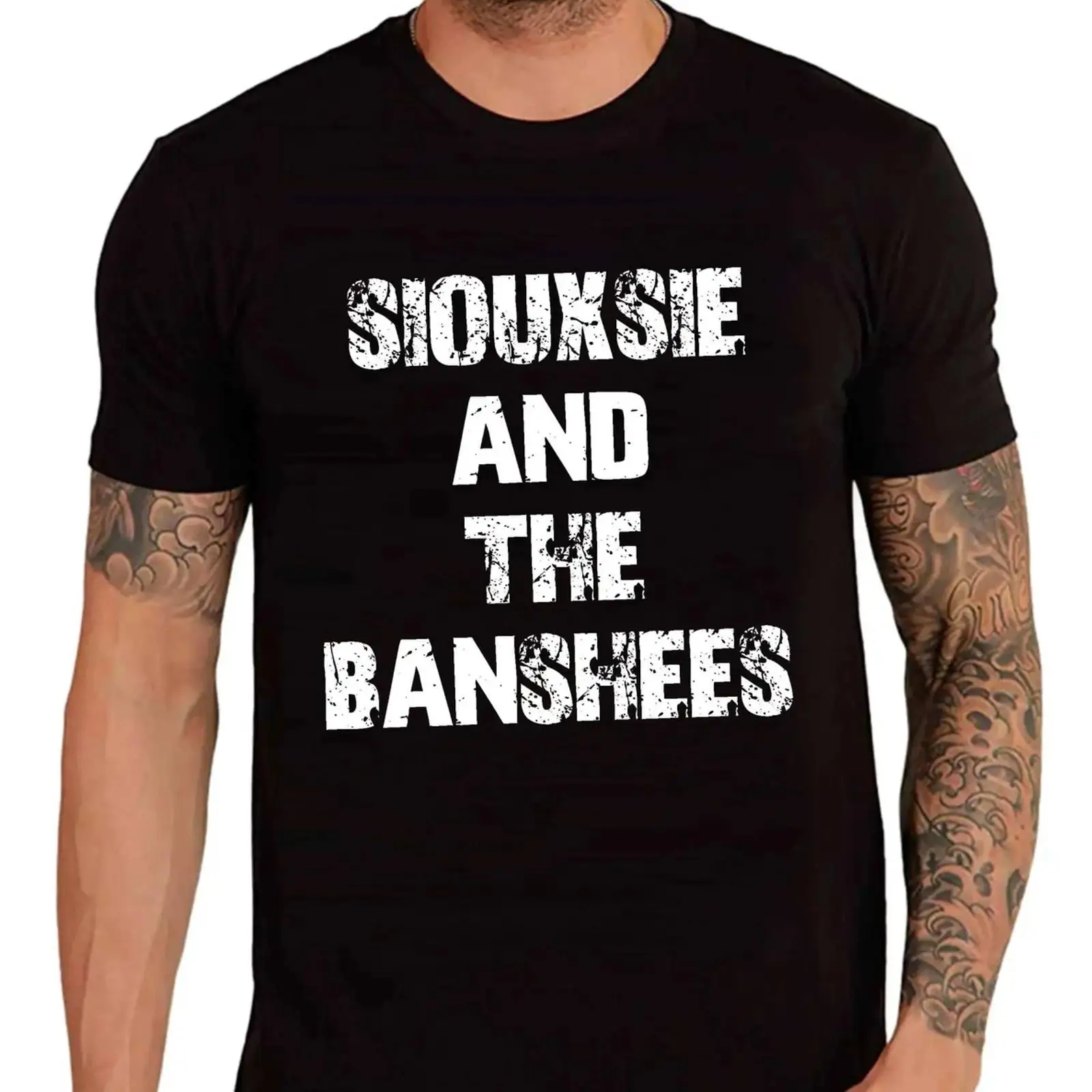 Vintage Fashion Herren - Herren Grafik T Shirt Siouxsie und