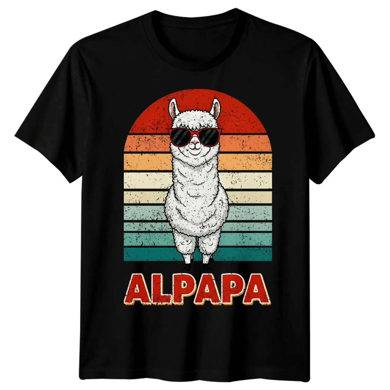 Vintage Fashion Herren - Alpaka Sonnenbrille Retro Alpapa Vatertag Herren