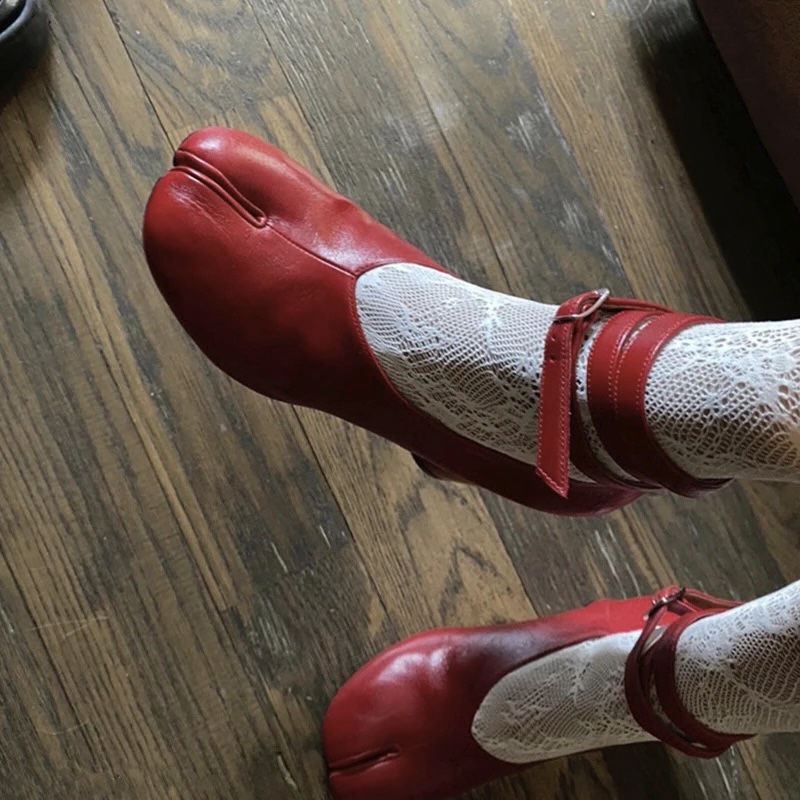Vintage Fashion Dresses - 2026 Vintage Spring Fashion Split Toe