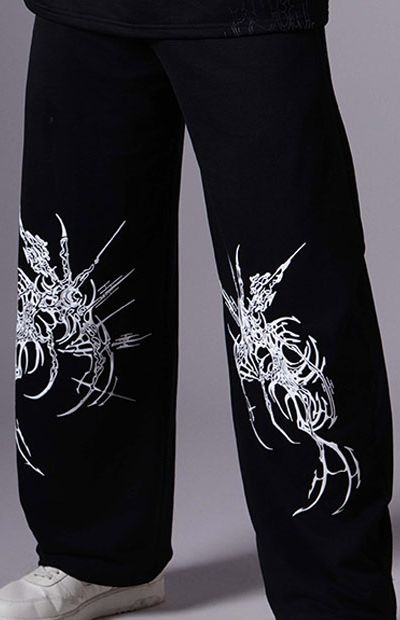 Men Printed Cotton Relaxed Fit - Retro Track Pant review and price