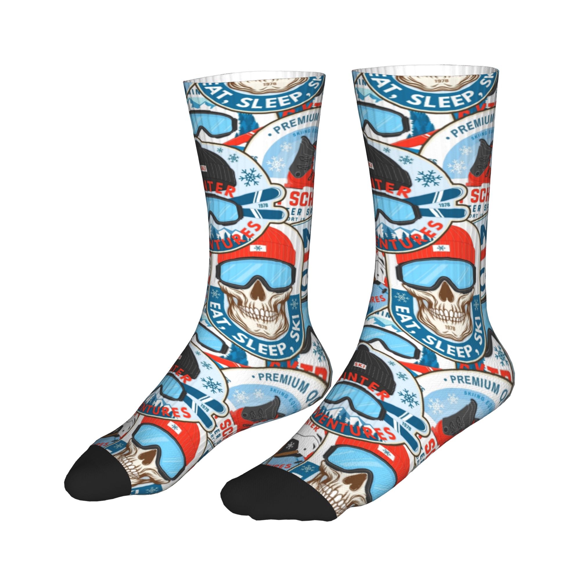 Vintage Red Blue Ski Club Seam - Vintage Fashion Dresses review and price