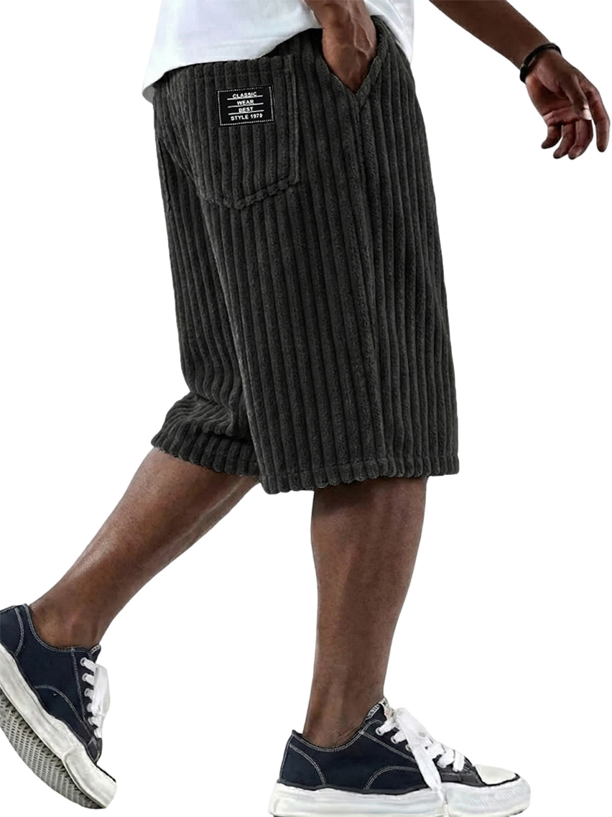 Summer New Men's Corduroy Shor - Retro Track Pant review and price