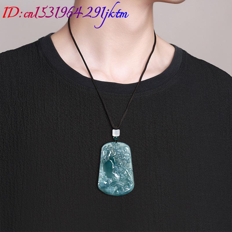 Natural Burmese Jadeite Scener - Vintage Fashion Luxury review and price