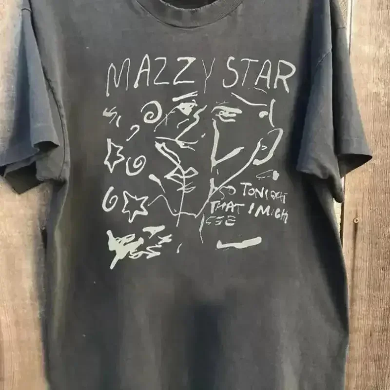VTG 90s Reprint Mazzy Star ban - Band Tee Faded 90S review and price