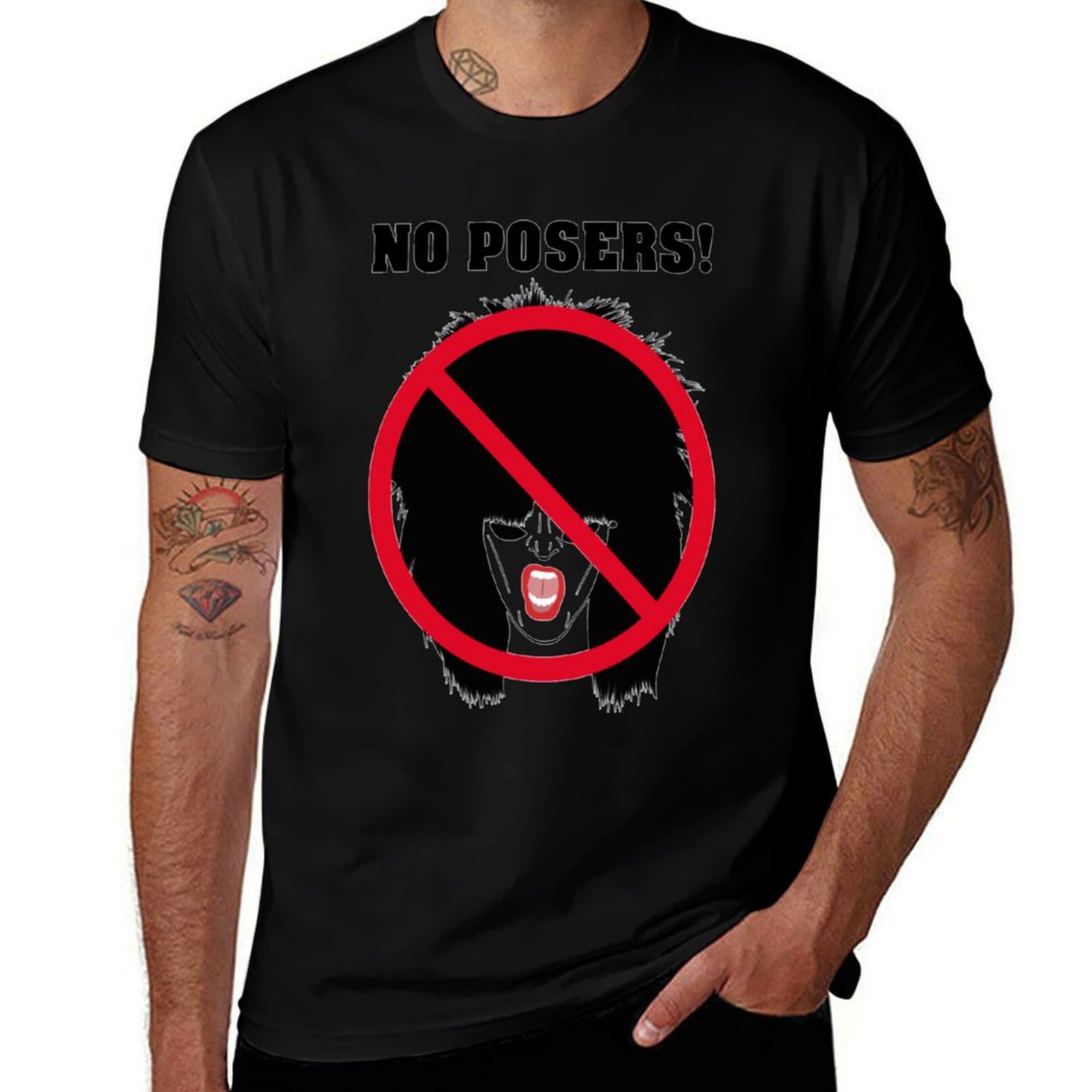 no art posers band 80s 90s ret - Band Tee Faded 90S review and price