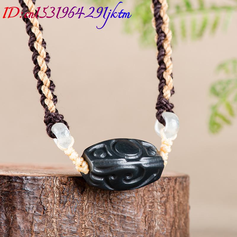 Hetian Jade Carve Bead Pendant - Vintage Fashion Accessories review and price