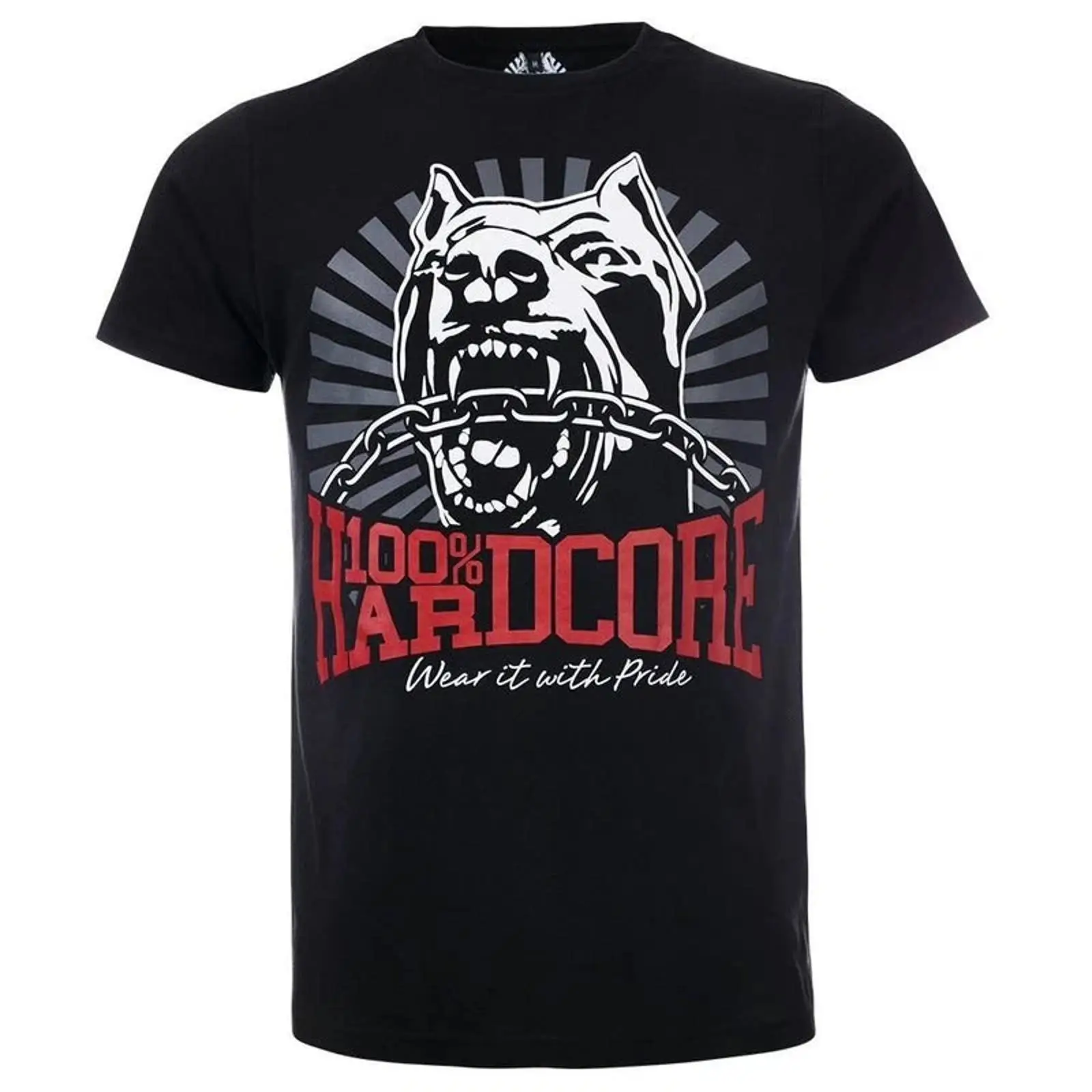 100 HARDCORE Herren T Shirt qu - Vintage Fashion Herren review and price