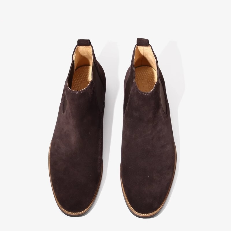 Vintage Cow Suede Mens Chelsea - Vintage Fashion Luxury review and price