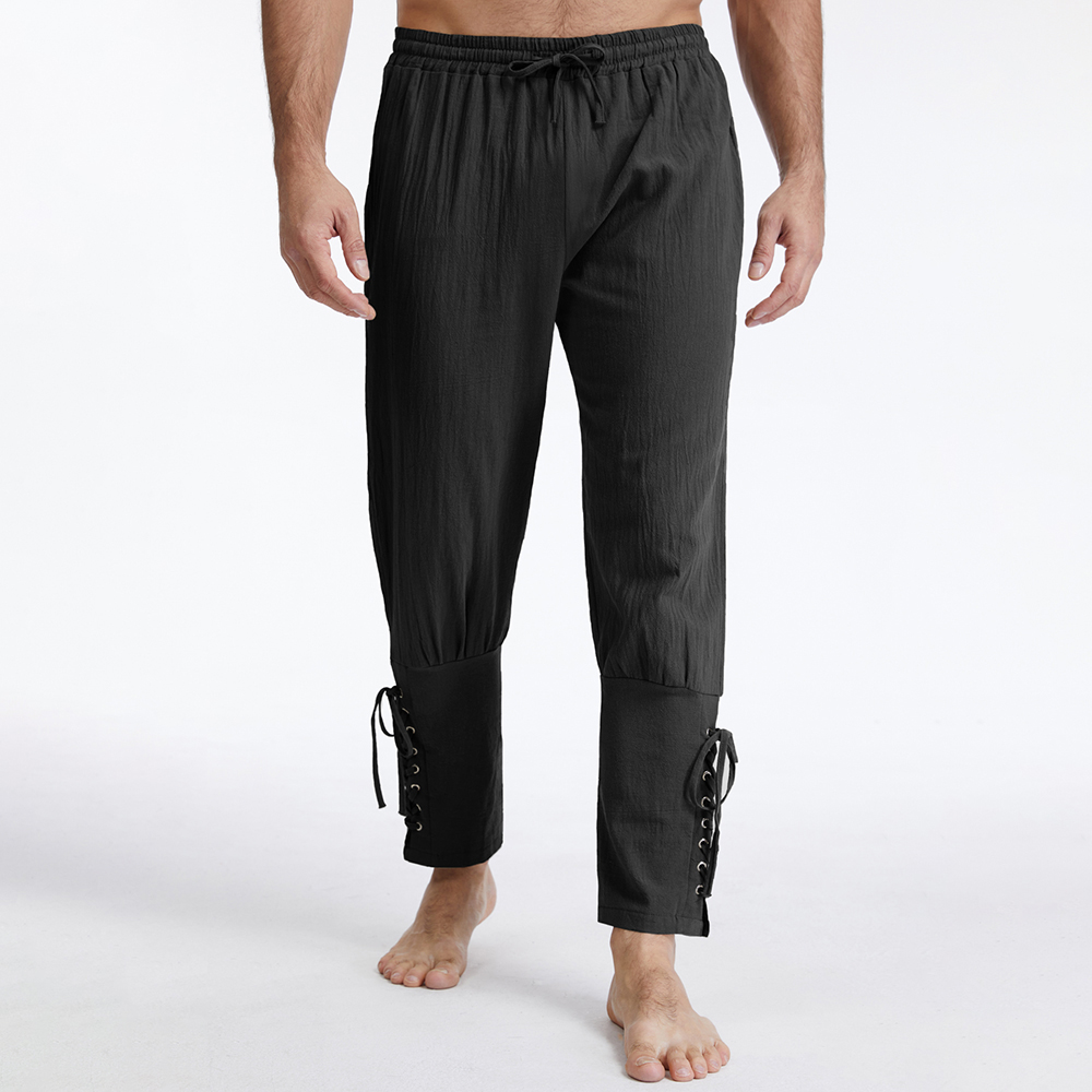 Men's Vintage Cotton Linen Sol - Retro Track Pant review and price