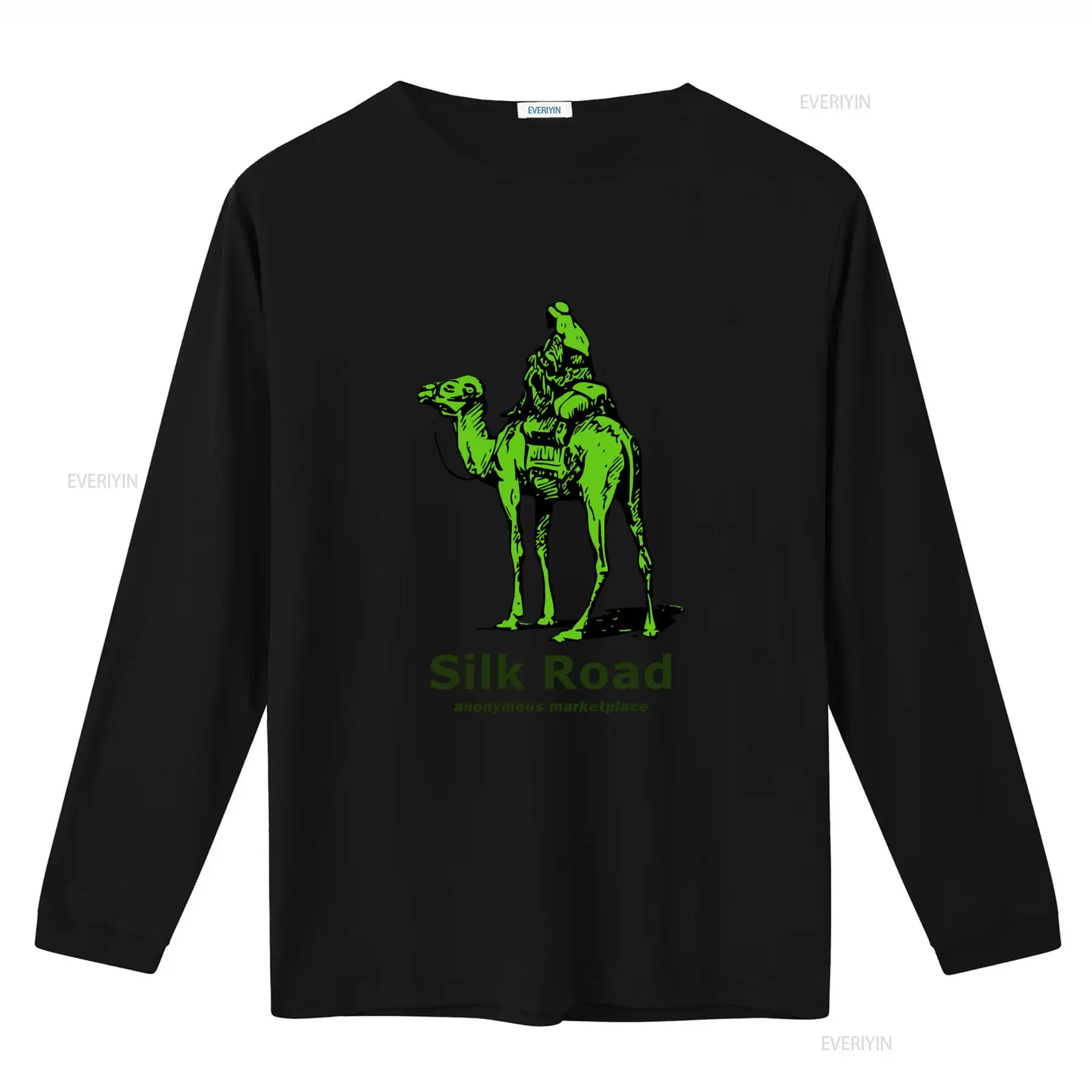 Silk Road T Shirt Retro Green  - Vintage Fashion Style Men review and price