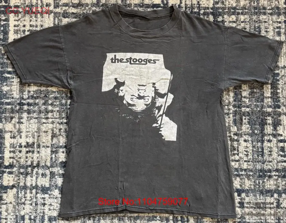 Vintage 90s The Stooges Iggy P - Band Tee Faded 90S review and price
