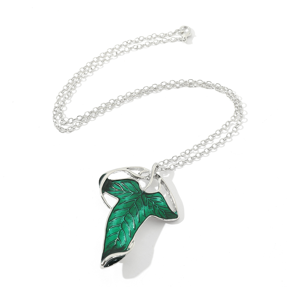Vintage Green Leaf Pendant Nec - Vintage Fashion Nova review and price