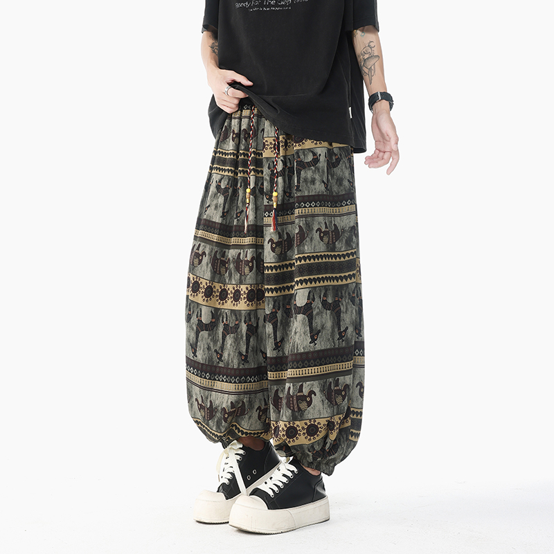 Holiday Style Printed High Wai - Retro Track Pant review and price