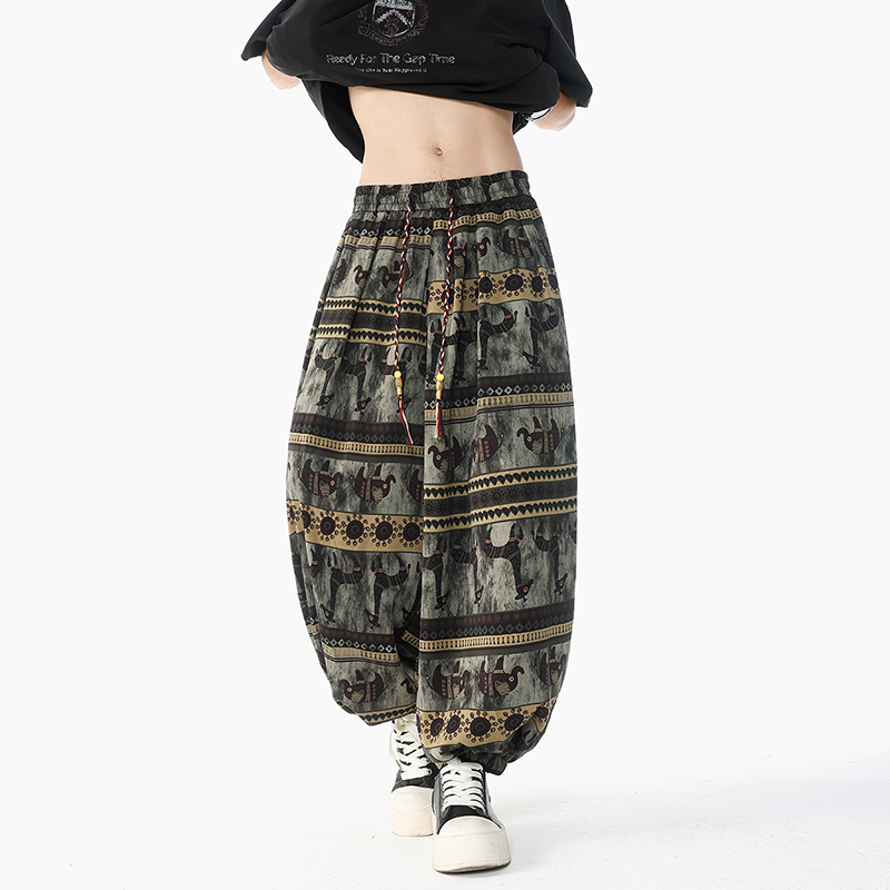 Holiday Style Printed High Wai - Retro Track Pant review and price