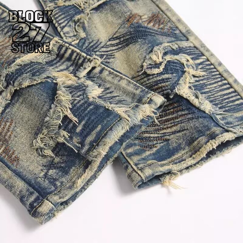 New Hip Hop Vintage Distressed - Retro Track Pant review and price