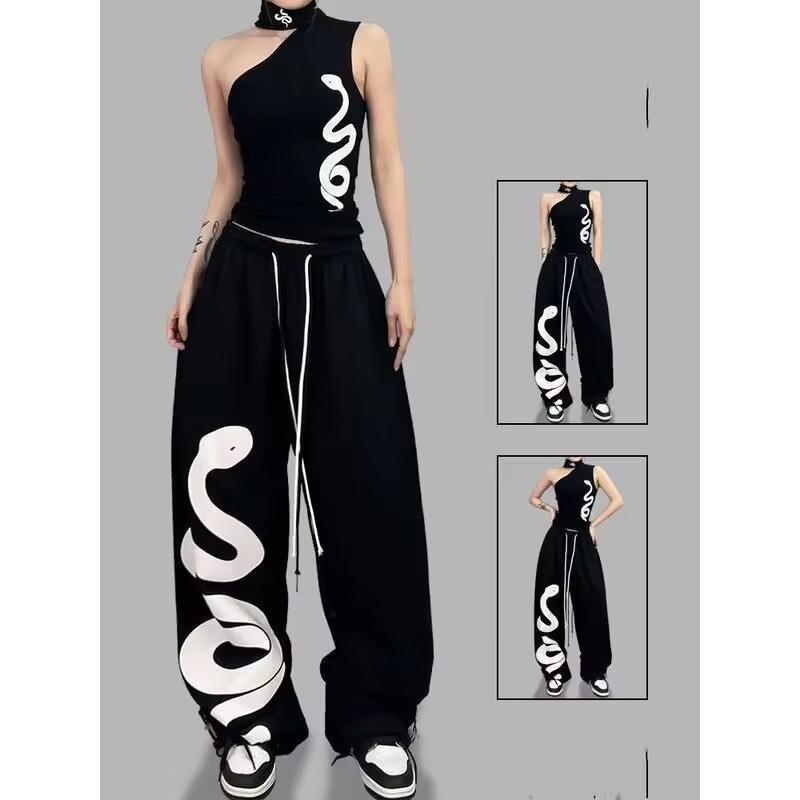 Retro Women Y2k Wide Leg Track - Retro Track Pant review and price