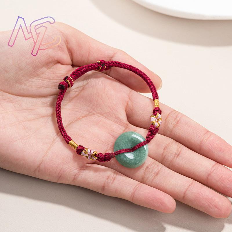 Green Myanmar Jadeite Donut Br - Vintage Fashion Accessories review and price