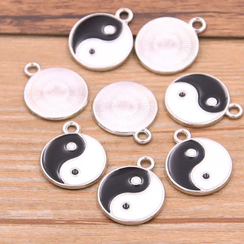 10/20pcs Alloy Tai Chi Charms  - Vintage Fashion Nova review and price