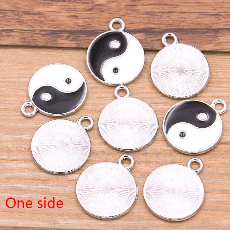 10/20pcs Alloy Tai Chi Charms  - Vintage Fashion Nova review and price
