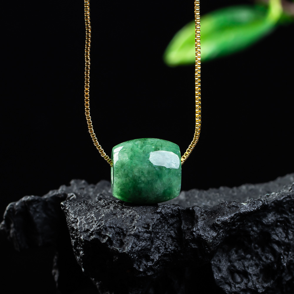 Natural Real Jade Bead Pendant - Vintage Fashion Accessories review and price