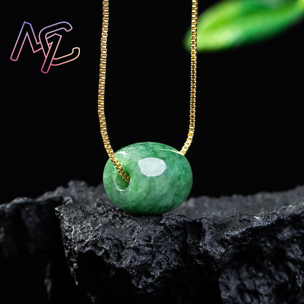 Natural Real Jade Bead Pendant - Vintage Fashion Accessories review and price