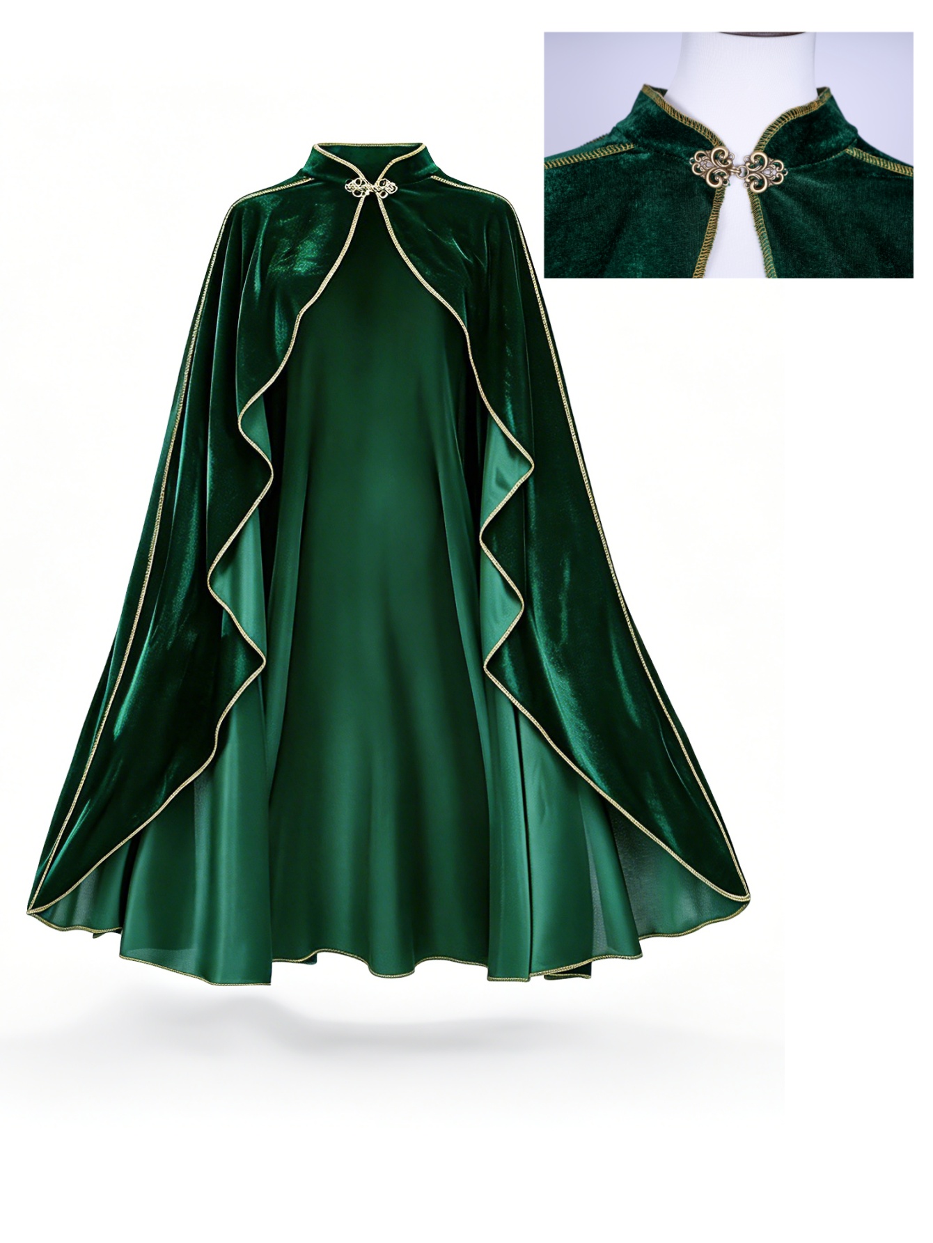 Women Vintage Green Velvet Cap - Vintage Fashion Dresses review and price