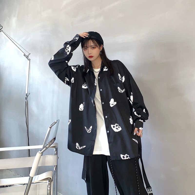 Reflective  Design Loose Long  - Vintage Fashion Hong Kong review and price