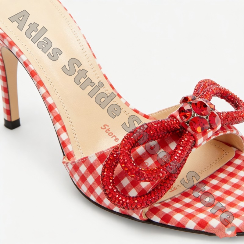 Women Red White Gingham Check  - Vintage Fashion Dresses review and price