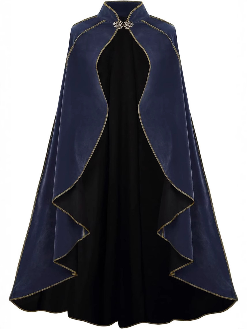 Gold Trimmed Medieval Plush Cl - Vintage Fashion Dresses review and price