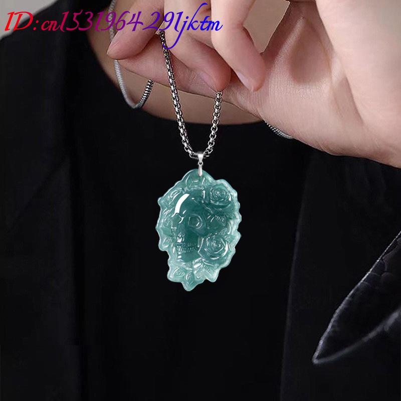 Natural Burmese Jadeite Skull  - Vintage Fashion Luxury review and price