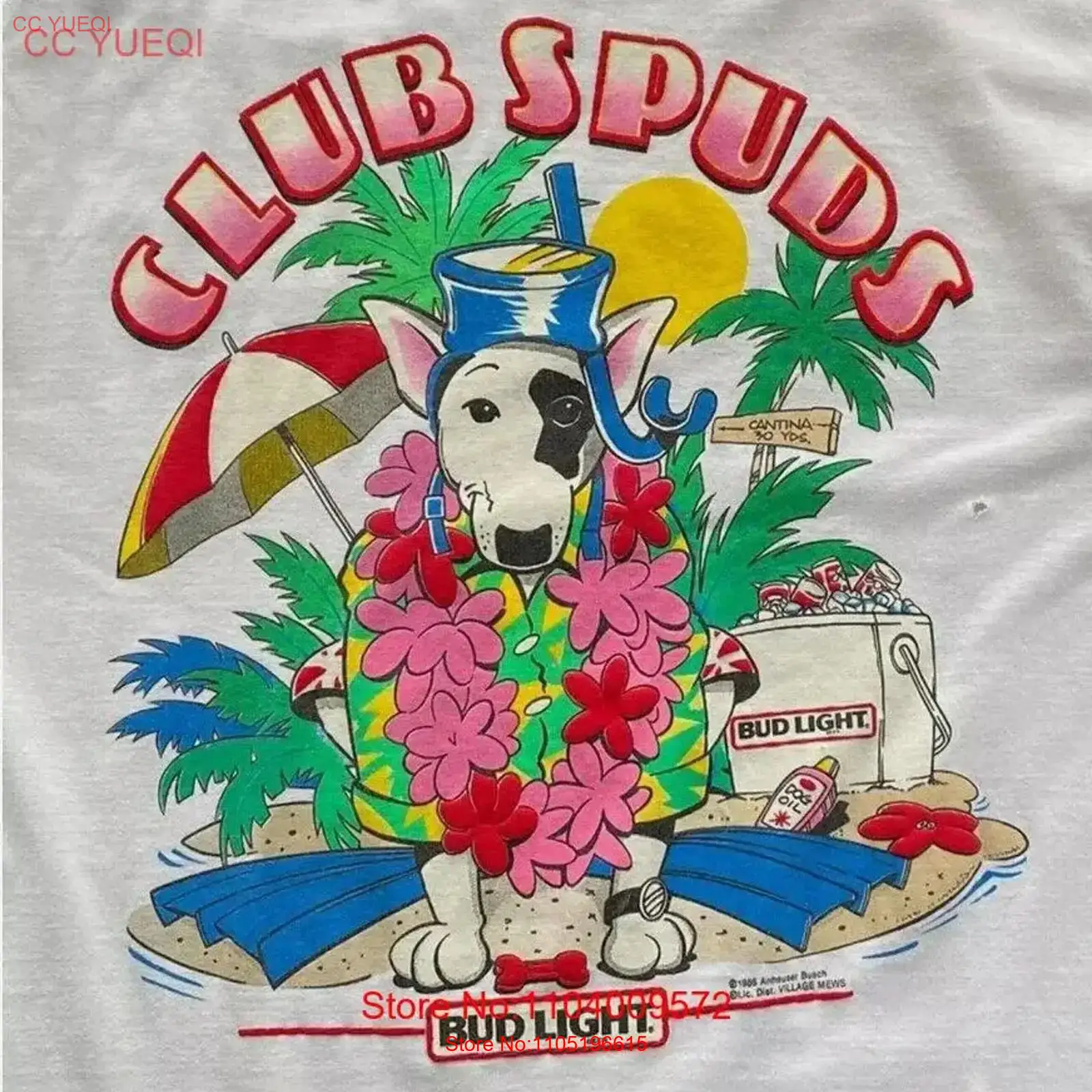 80s Club Spuds T Shirt Mackenz - Vintage Fashion Club review and price