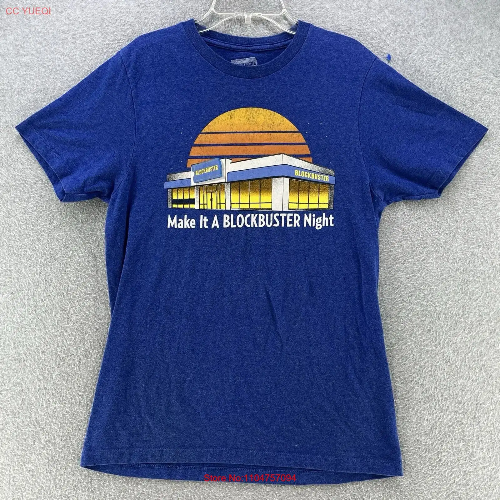 Blockbuster Mens T Shirt Small - Vintage Fashion Rental review and price