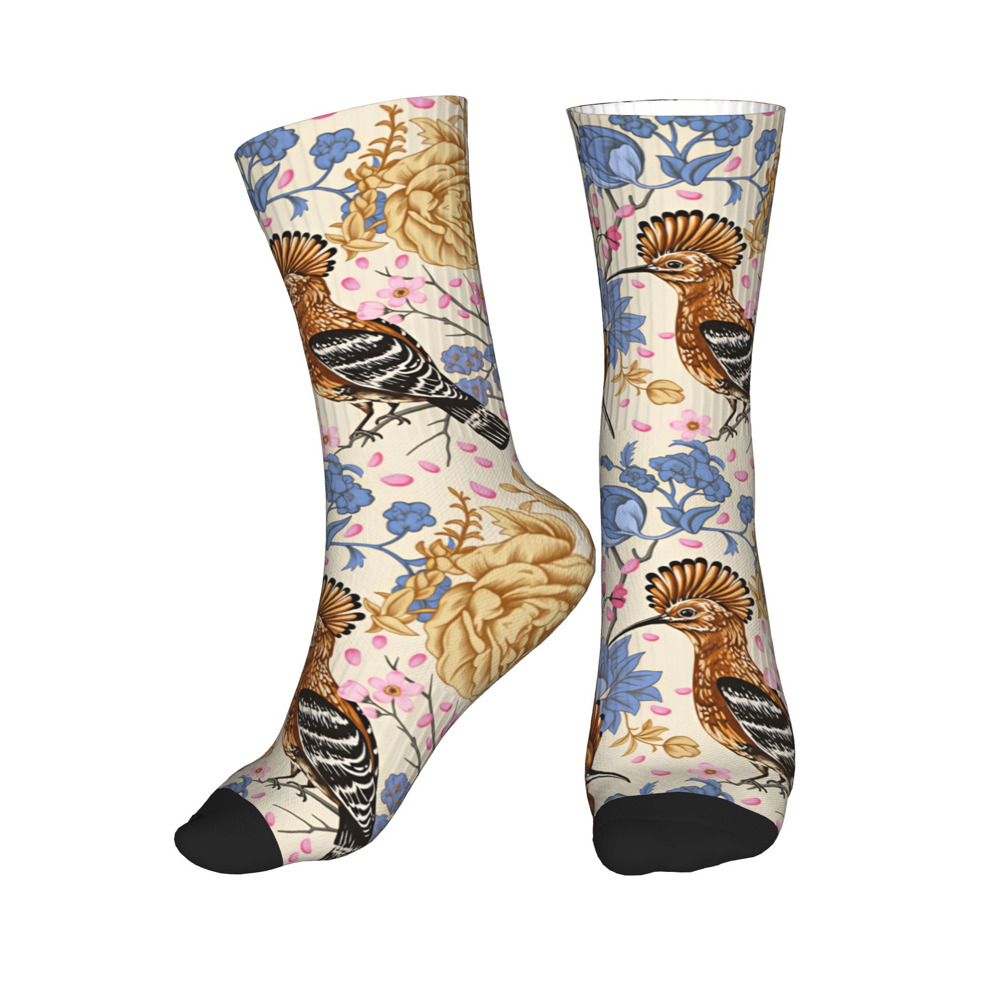 Hoopoe Bird Blue Peony Vintage - Vintage Fashion Dresses review and price