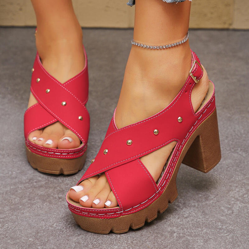 Vintage Super High Heel Cross  - Vintage Fashion Dresses review and price